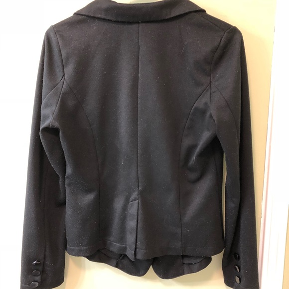 Slightly worn black blazer sweater - Picture 4 of 5